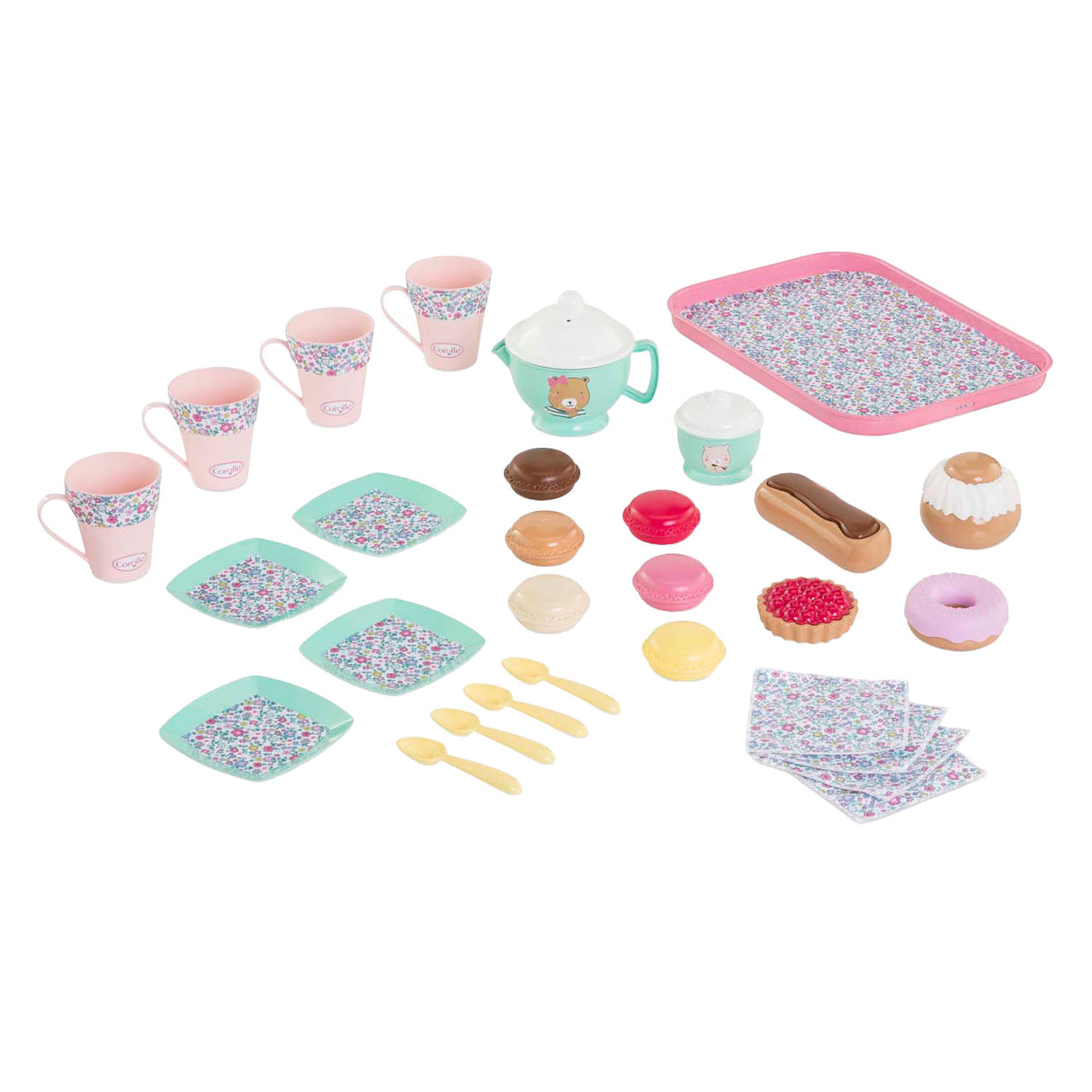 Corolle mijn thee set voor babypop, 30dlg.