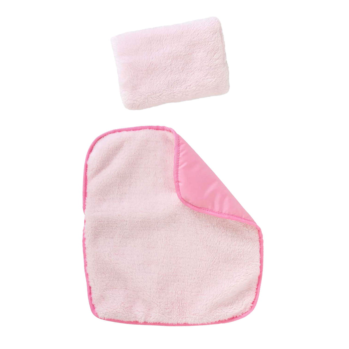 Corolle woven basket set for baby doll - plush