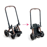 Corolle zwarte poppenwagen 3 in 1 voor babypop van 36-42cm