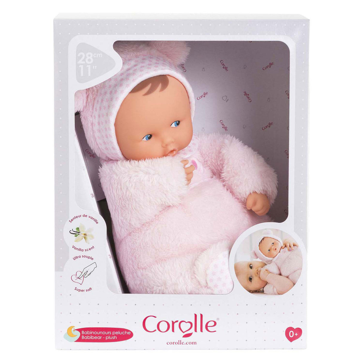 Corolle my doudou plush baby bear baby doll - 28cm