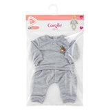 Corolle grey doll jogging suit little explorer - 42cm