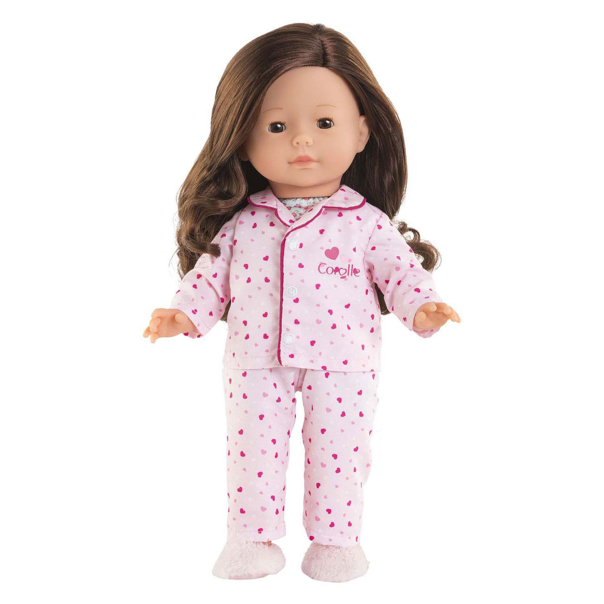 Corolle My Doll Pajamas and Slippers - hearts - 36cm