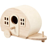 Dekoréiert Holz Caravan