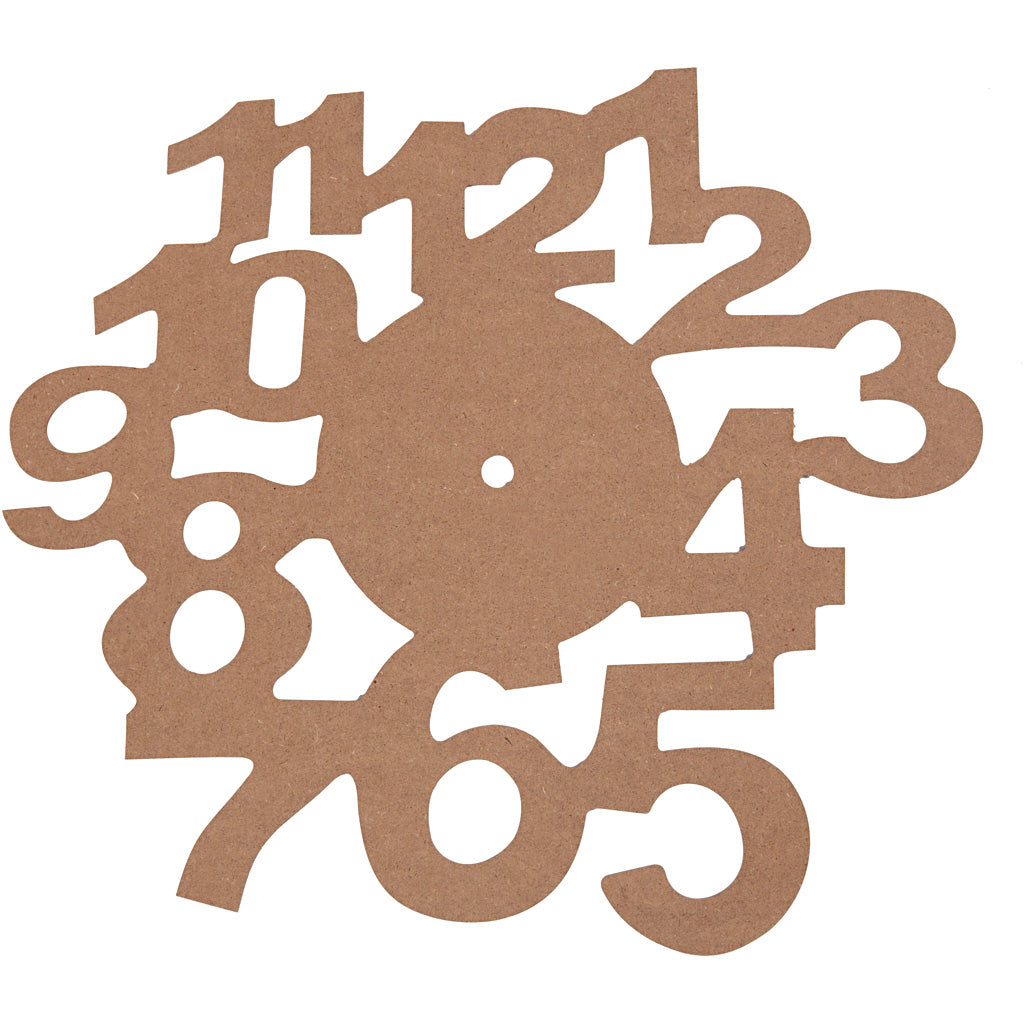 Creativ company clock, d 30 cm, thickness 3 mm, 1 piece