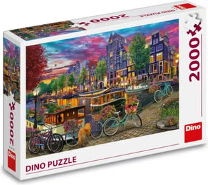 Dinotoys dinosaur puzzle painted Amsterdam - 2000 pieces