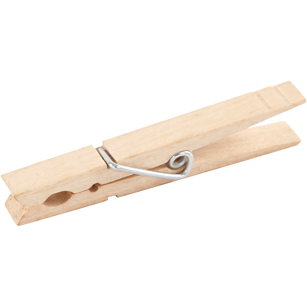Creativ company mini clips, l: 80 mm, w: 10 mm, 10 pieces 1 box