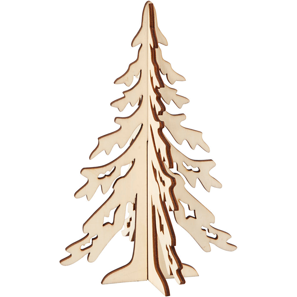 Creativ company kerstboom, h: 20 cm, b: 13 cm, 1 stuk