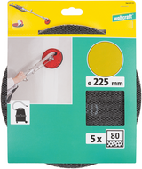 Wolfcraft Schleifscheibenmuster | sic | k80 | ø225mm | 5 Stück - 5617000
