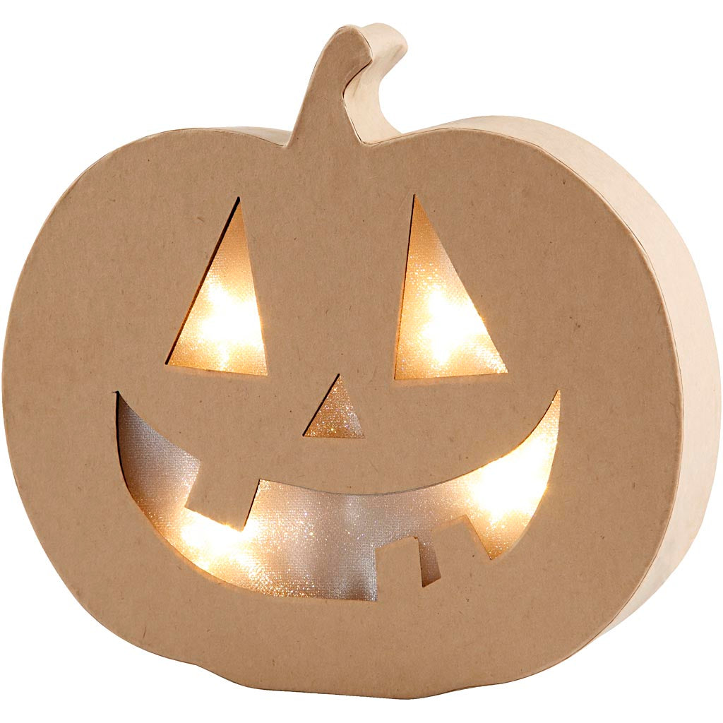 Creativ company pumpkin light, h: 20 cm, d: 4 cm, w: 22 cm, 1 piece