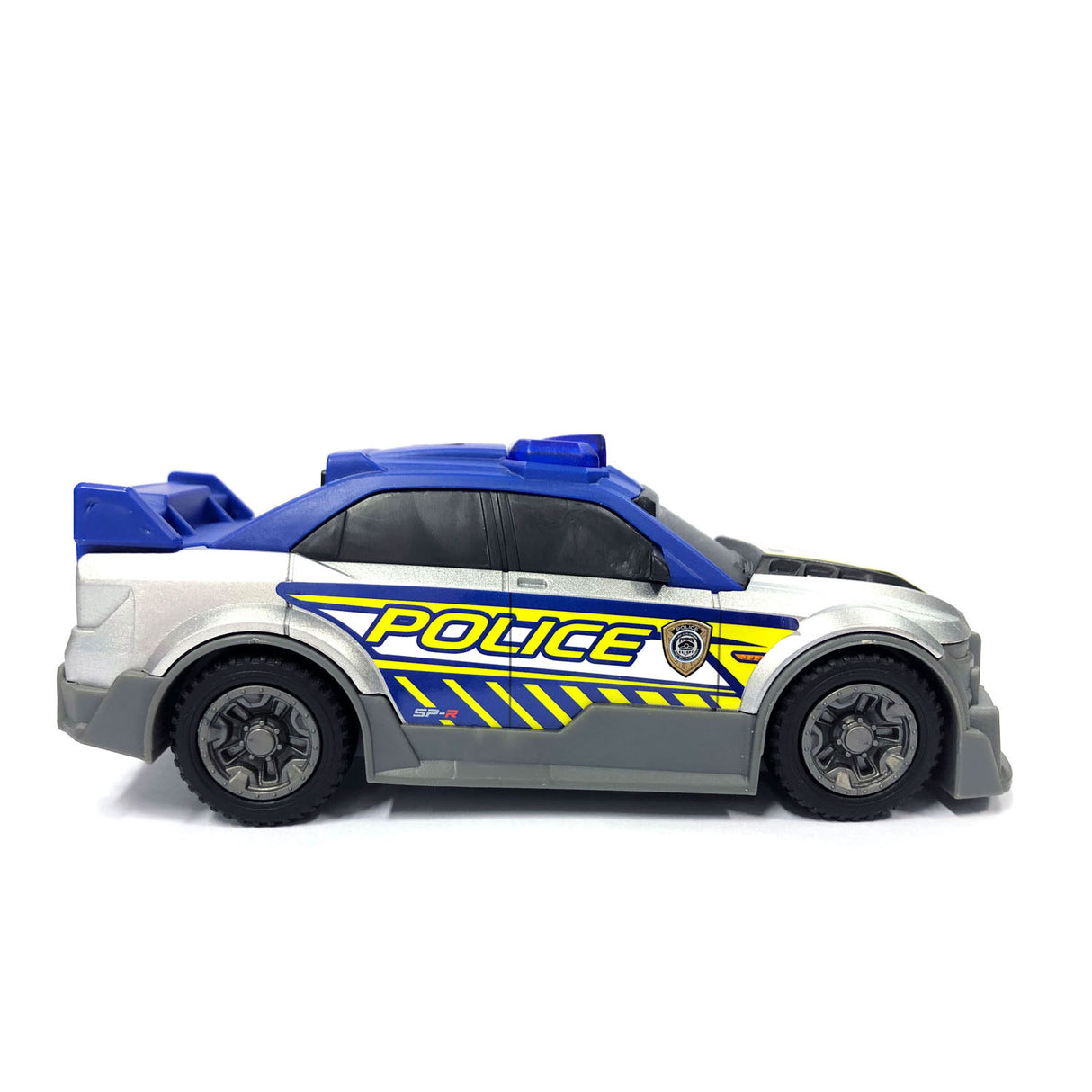 Dickie Police car gray with light and sound