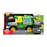 Caminhão de reciclagem de Dickie com luz e som