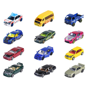 Confezione bonus di auto pressofuse della serie Majorette Japan, 5 pezzi.