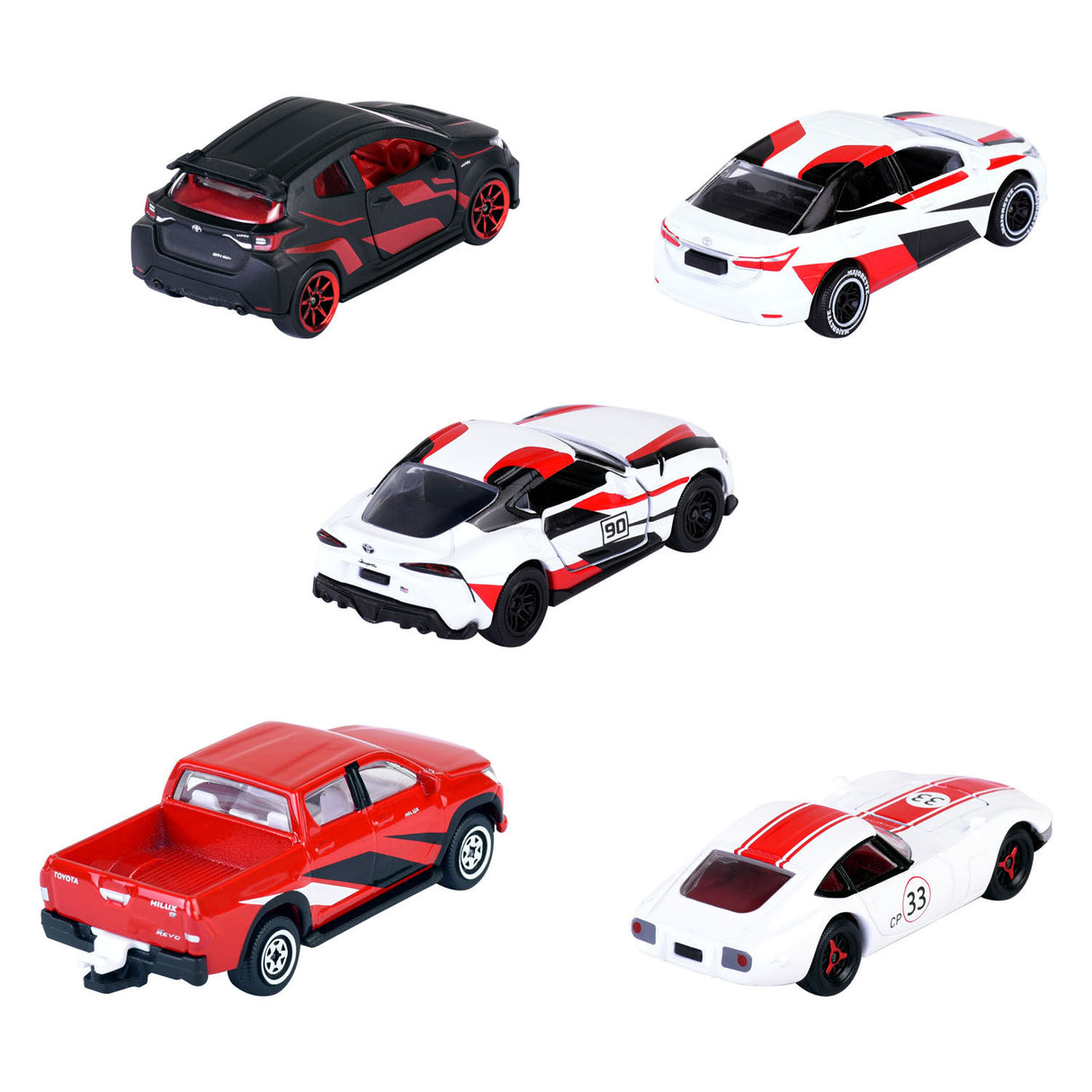 Majorette Toyota die-cast racing cars gift pack, 5 pcs.