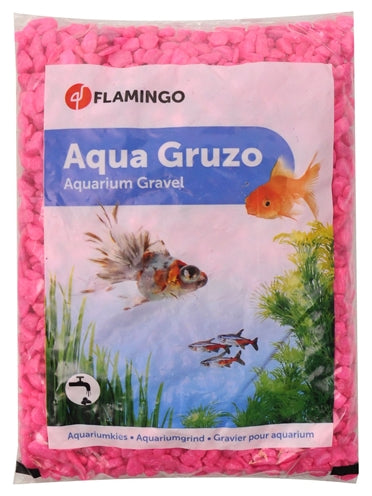Flamingo mahlen Neonrosa
