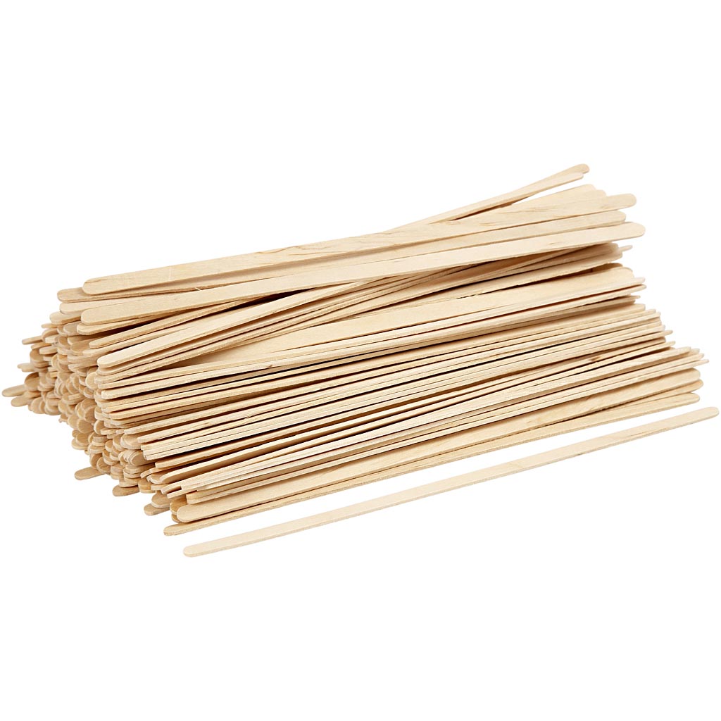 A empresa criativa Wooden Icellolly coloca Naturel, 200st.