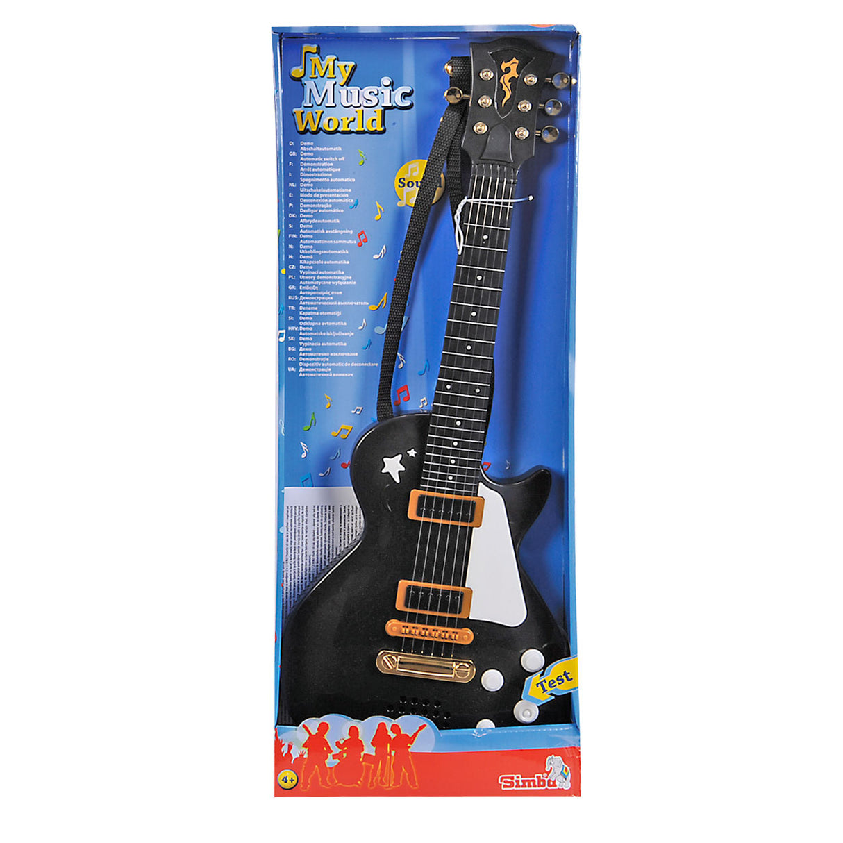 Simba Rockgitar, negro