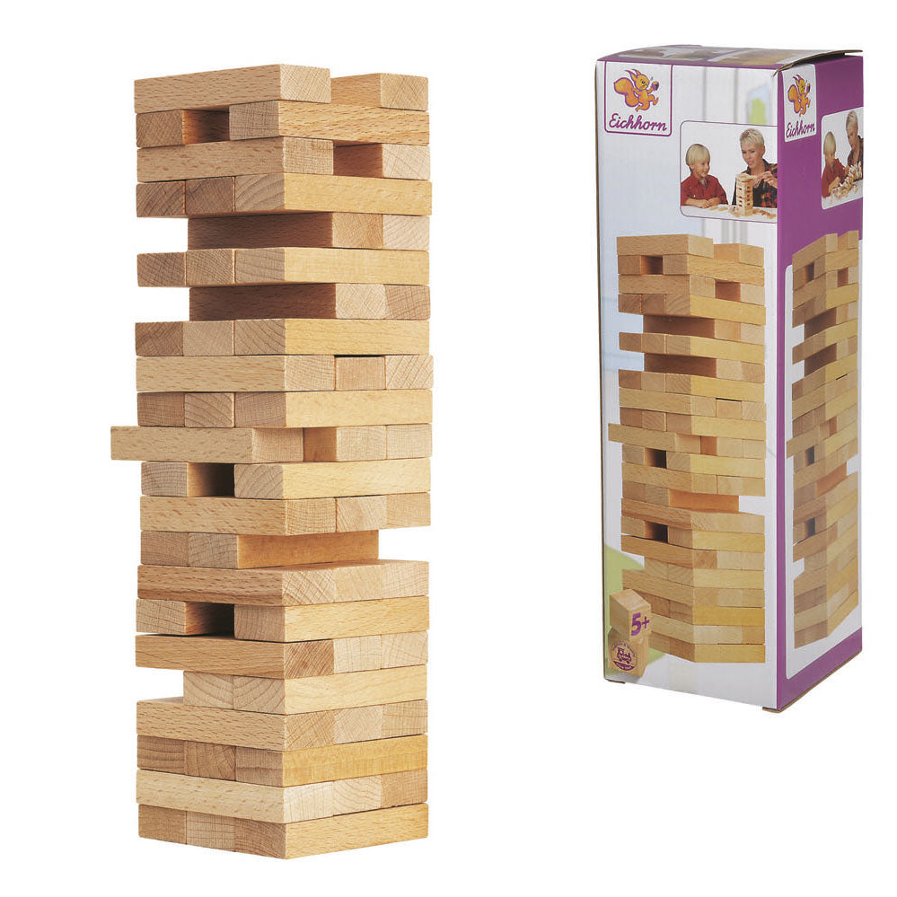 Eichhorn Wooden Stacking Tower 54dlg.