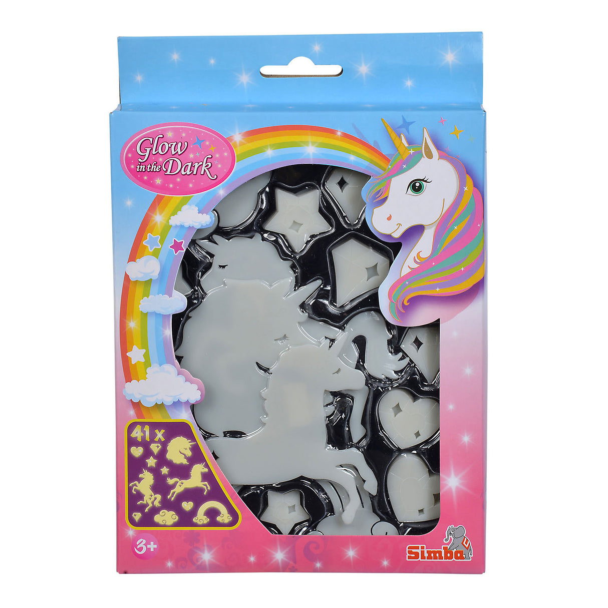 Simba Glow In The Dark Eenhoorn set 41dlg.