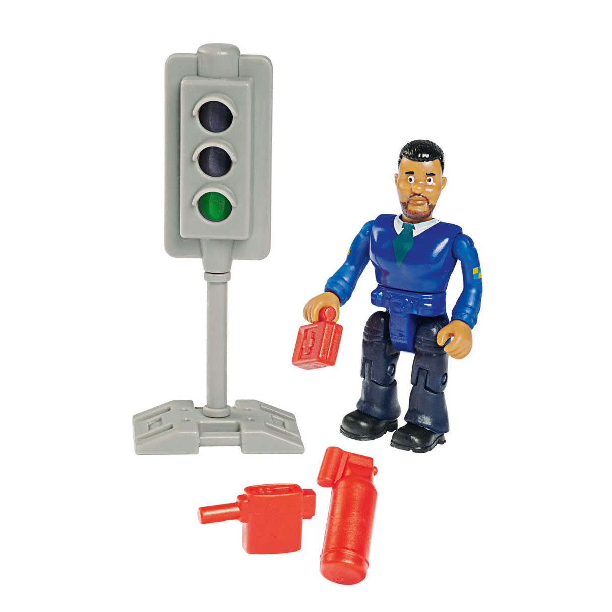 Simba Fireman Sam Police Auto 4x4 med figur
