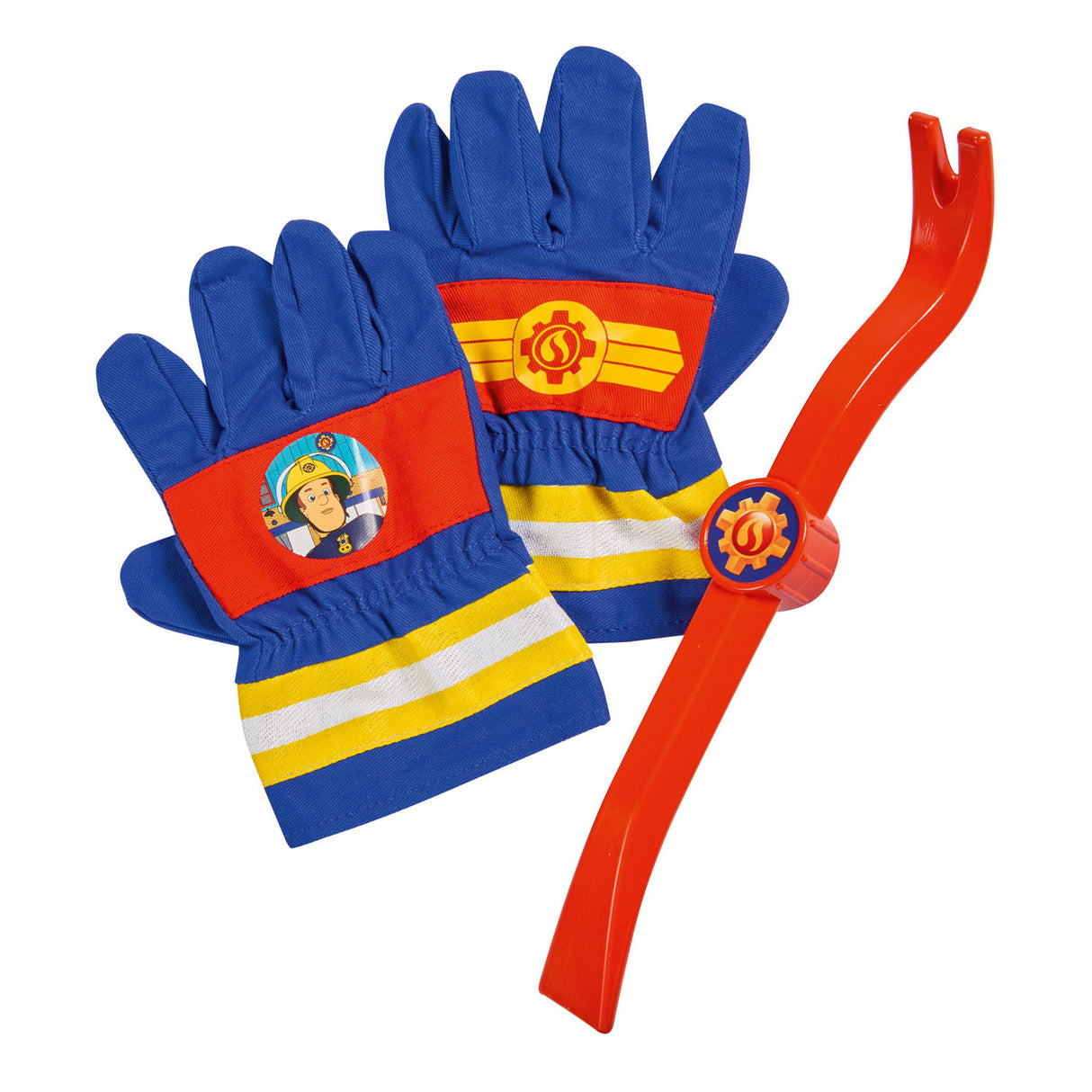 Simba Fireman Sam Gloves and crowbar