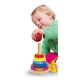Eichhorn Wooden Stacking Game 8dlg.