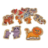 Eichhorn Wooden Animal Puzzle 16 pieces