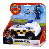 Simba Fireman Sam Police 4x4 Jeep with play figure