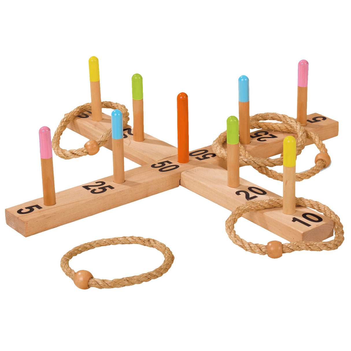 Eichhorn Outdoor Wooden Ring Toss Game