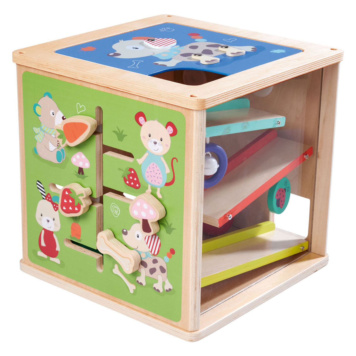 Eichhorn Houten Activities box with shapes