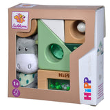 Blocchi sonori in legno Eichhorn Baby Hipp con peluche asino