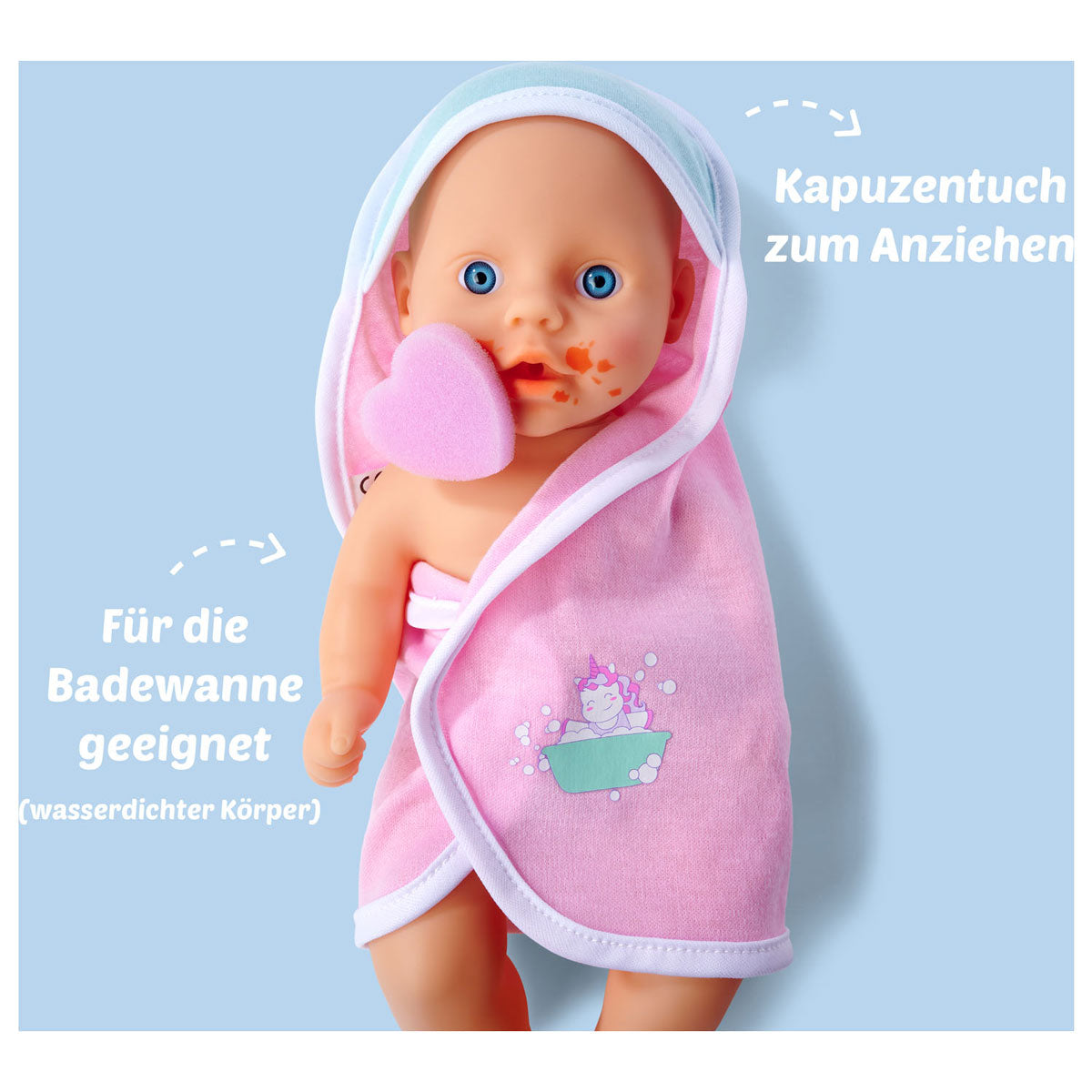 Le nouveau-né Badpop doit prendre un bain