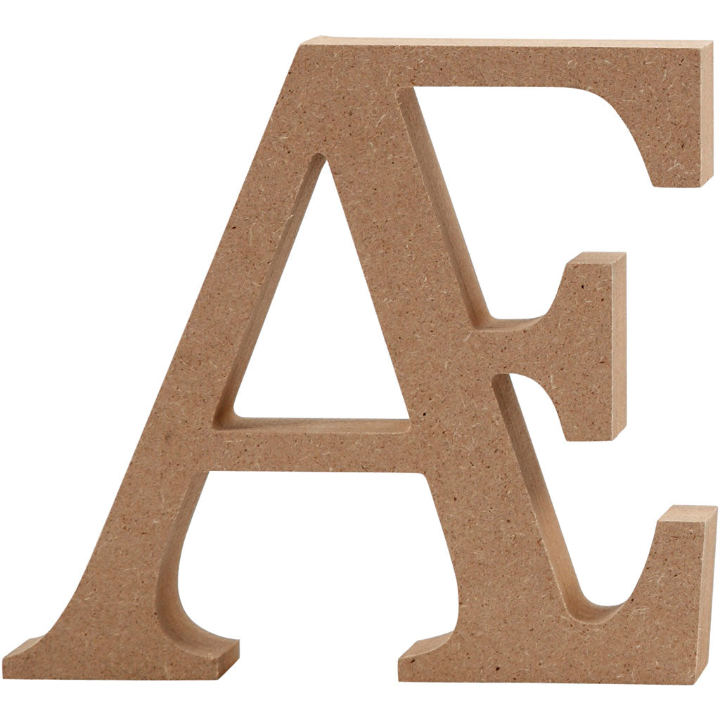 Creativ company letter, æ, h: 8 cm, dikte 1,5 cm, 1 stuk