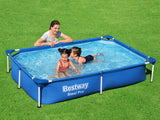 Bestway Swimming Pool Stål rektangel 221