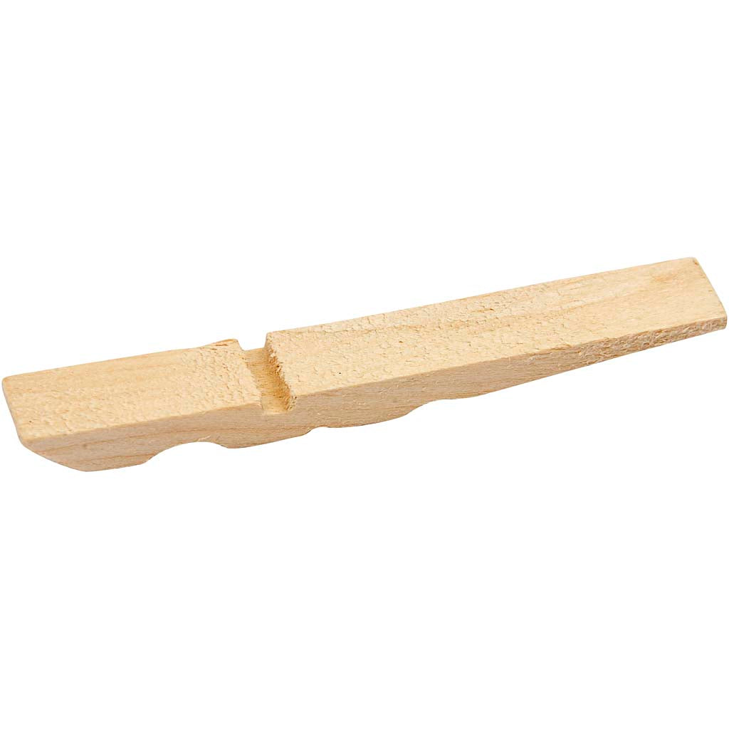 Creativ company half clothespins, size 7x1x0.8 cm, 100 pieces, 1 box
