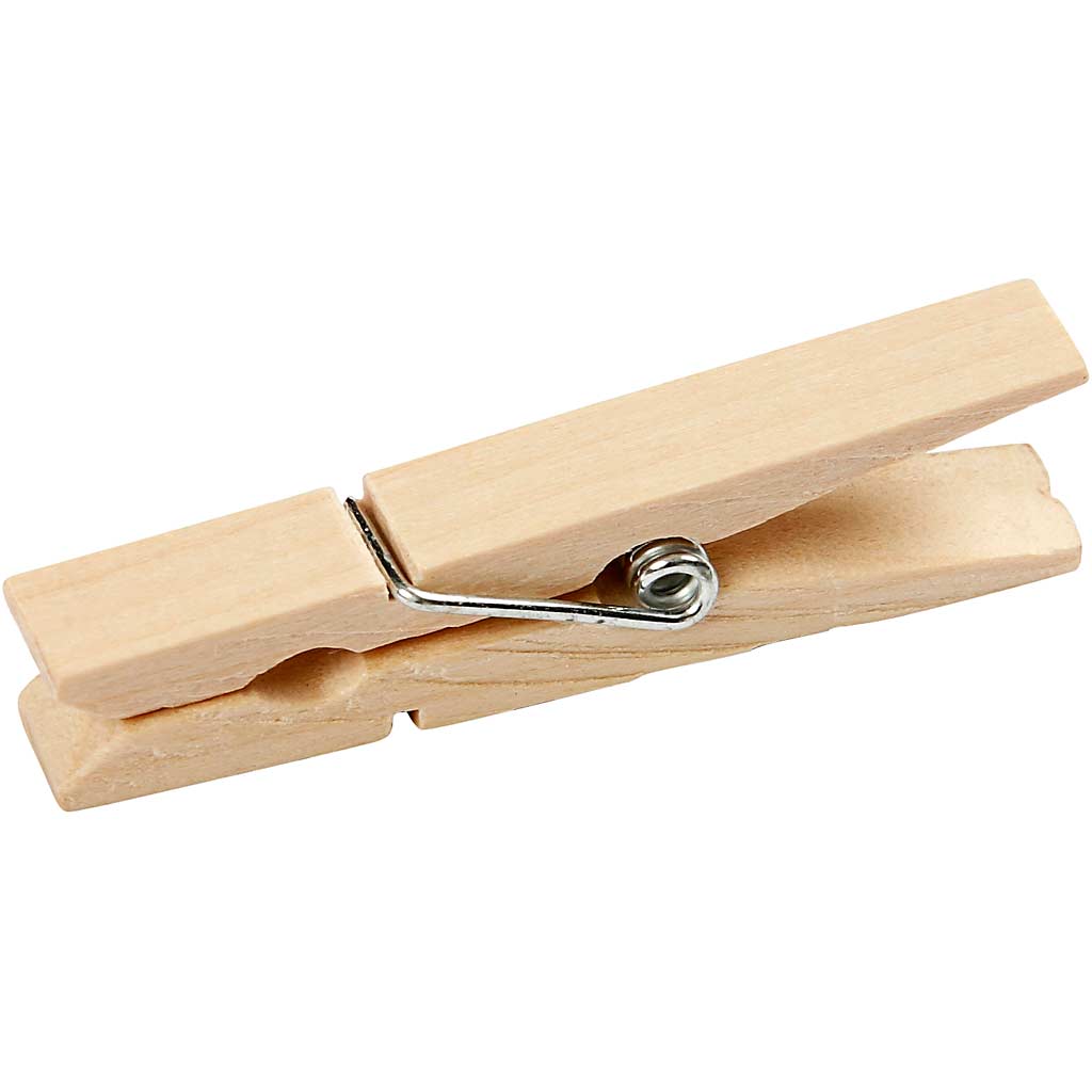 Creativ company clothespins, l: 48 mm, w: 6 mm, 50 pieces 1 box