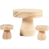 Creativ Company Wooden Mini Furniture Set, 3DLG.