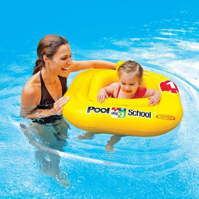 Banda de natación para bebés con asiento