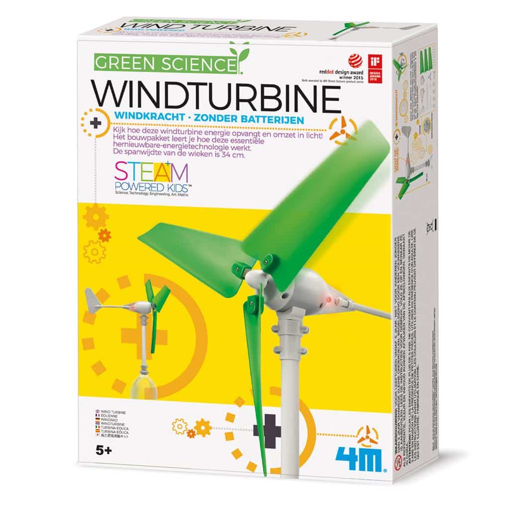 Dam 4m windturbine maken op windkracht zonder batterijen