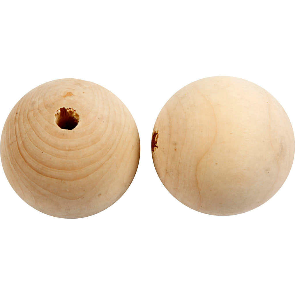 Ustvarjalno podjetje Wooden Bead 5mm, 20st.