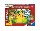Ravensburger - Puzzle - Pikachu a jeho přátelé 2x24 kusů