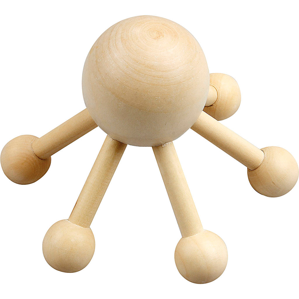 Creativ company massage spider, h: 10 cm, w: 13 cm, 1 piece