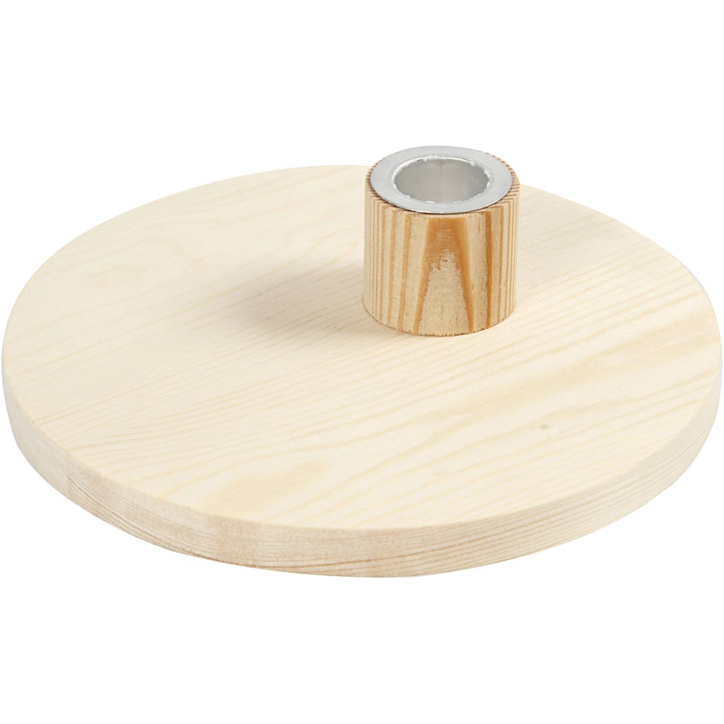 Creativ Company Wood Candlestick