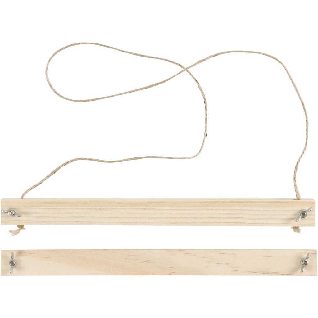 Wooden poster pendant for A4 format.