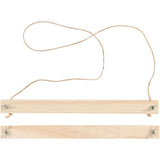 Wooden poster pendant for A4 format.
