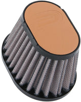 Dna sport luchtfilter leather top sport air filter 100 x 75mm brown