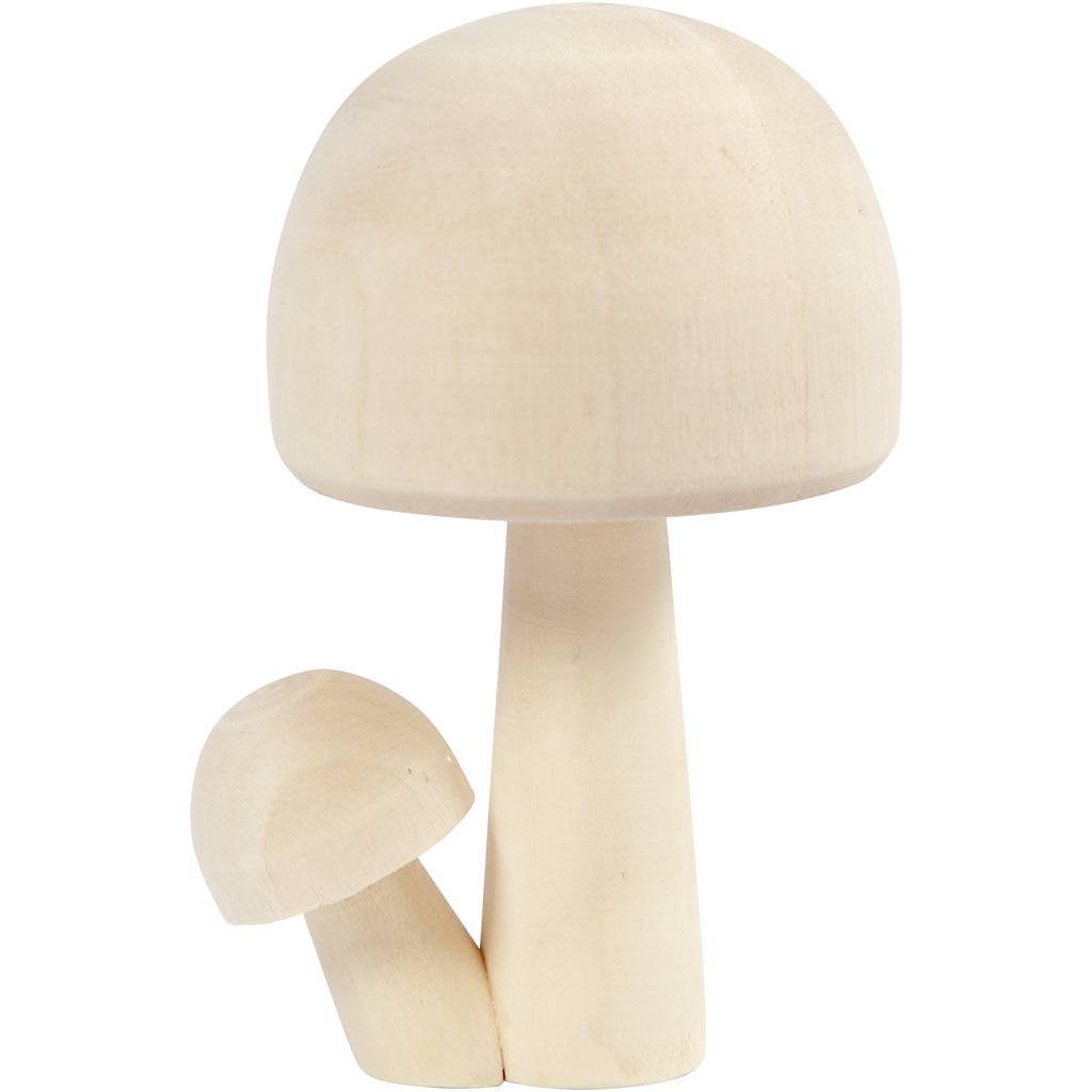 Creativ Company combined wooden mushrooms