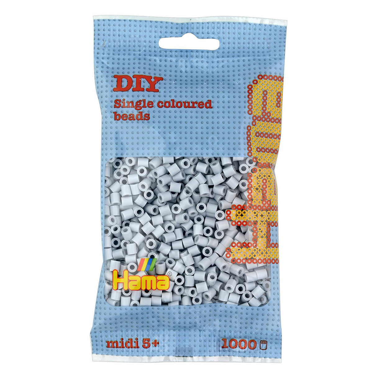 Hama iron beads light gray (070), 1000st.