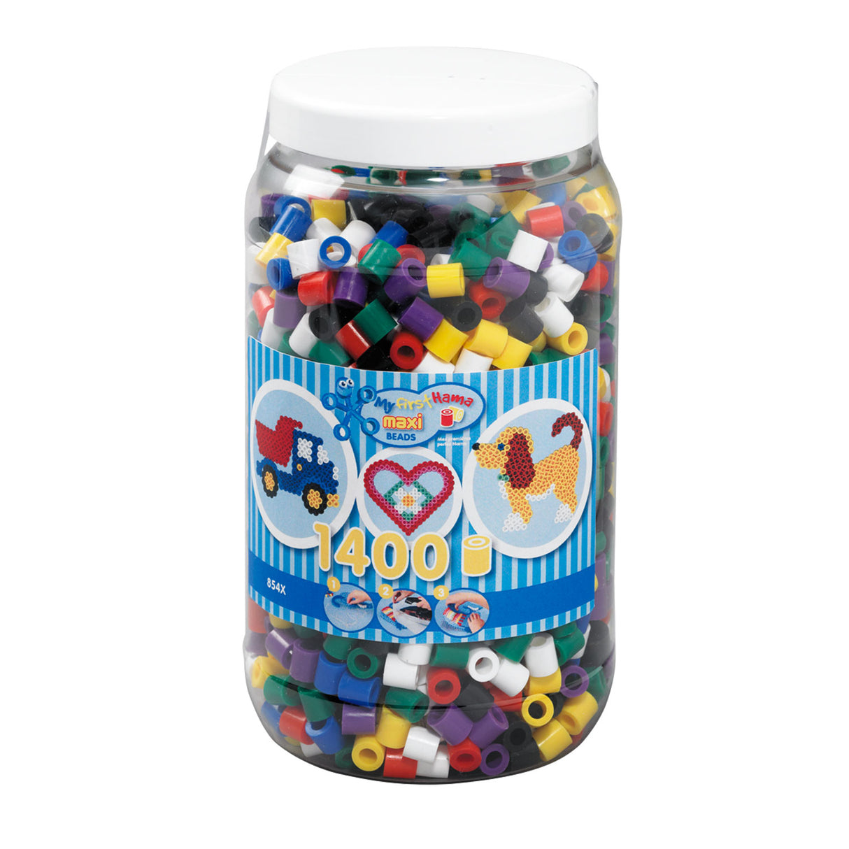 Hama Iron Peads Maxi w doniczce - standard mix (00), 1400st.