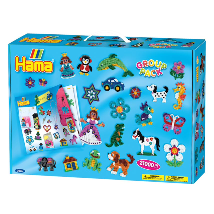 Hama string bead set in suitcase, 21,000th.