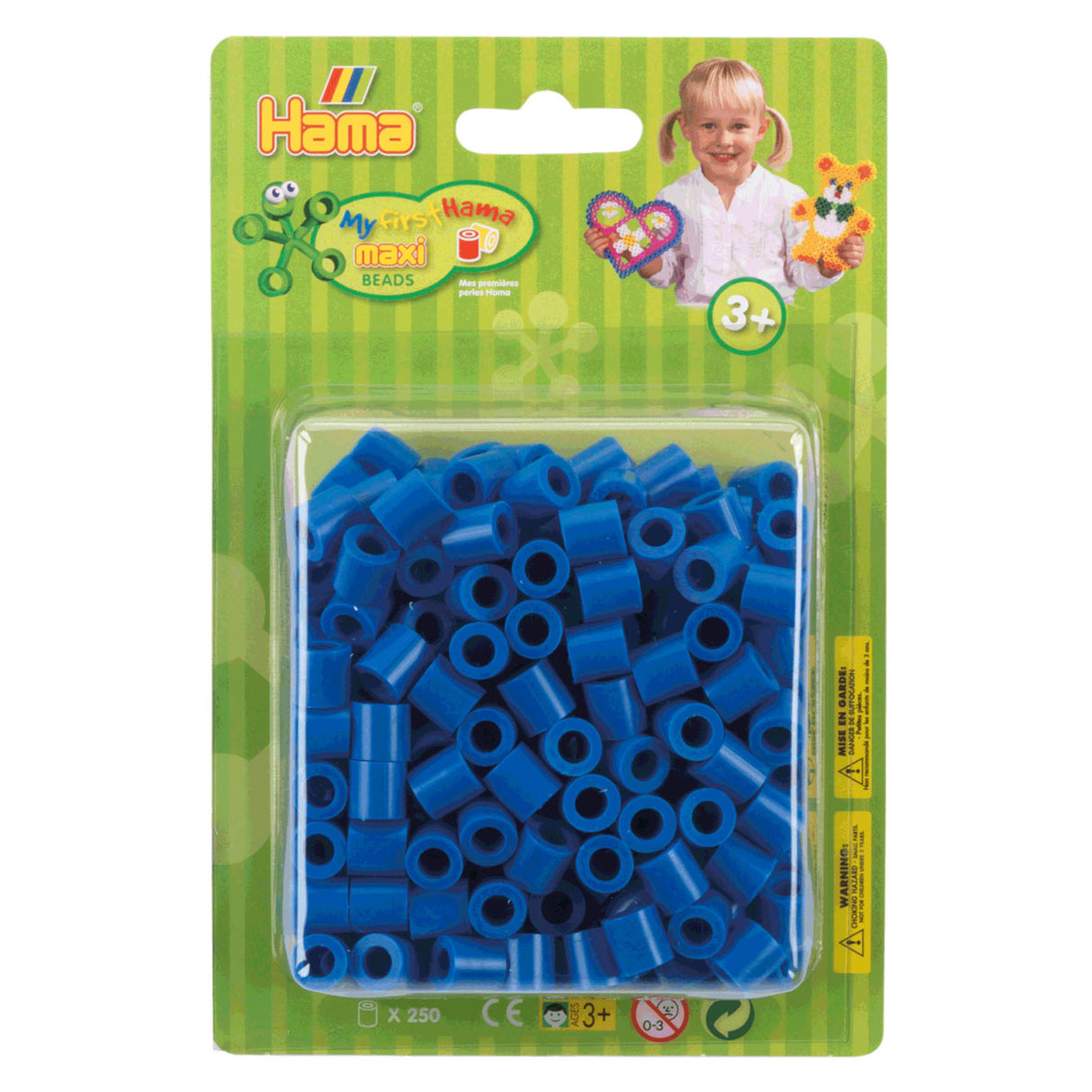 Hama Iron Beads Maxi - Modra, 250st.